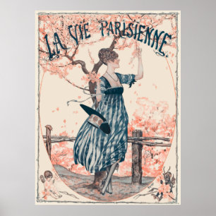 La Vie Parisienne - Fleurs de pêcher Poster