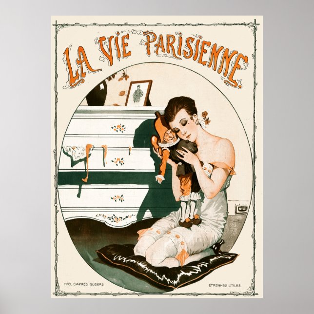 La Vie Parisienne - Noël D'Après Guerre, Étrennes Poster (Front)
