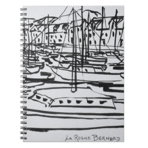 La Vilaine River La Roche-Bernard, Brittany Spiral Notebook
