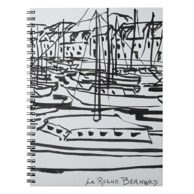 La Vilaine River | La Roche-Bernard, Brittany Spiral Notebook (Front)