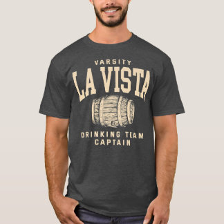La Vista Drinking Team Captain Nebraska Craft Beer T-Shirt