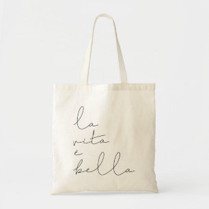 La vita è bella tote bag