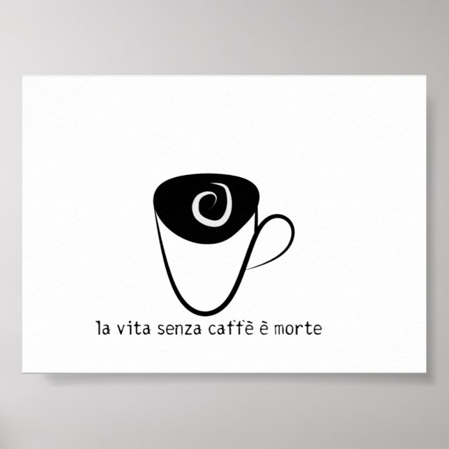 la vita senza caffe e morte poster (Front)
