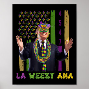 La Weezy Ana Funny Mardi Gras 2025  Poster