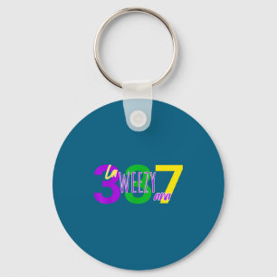 La Weezy Ana Louisiana Mardi Gras 337 New Orleans  Key Ring