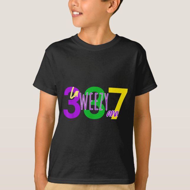 La Weezy Ana Louisiana Mardi Gras 337 New Orleans  T-Shirt (Front)