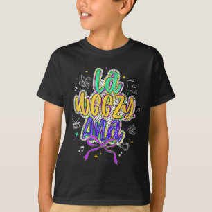 La Weezy Ana Mardi Gras Fat Tuesday Coquette  T-Shirt