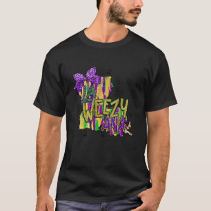 La Weezy Ana Mardi Gras Louisiana Fat Tuesday Long T-Shirt