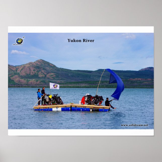 La Yukon River en radeau Poster (Front)