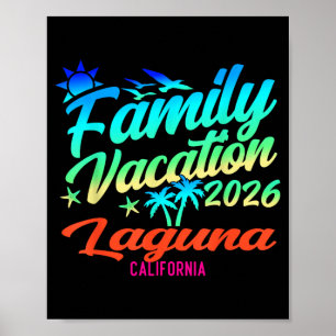 Laa Beach California Family Vacation Summer 2026 Poster