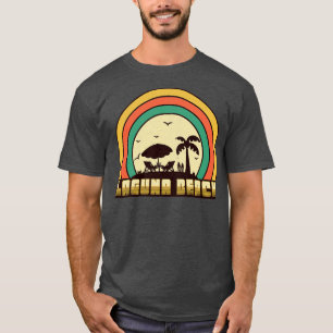 Laa Beach Vintage Retro Sunset Style T-Shirt
