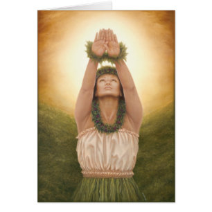 "La'a Kea" by Maui artist Lori Higgins. 5x7 Card