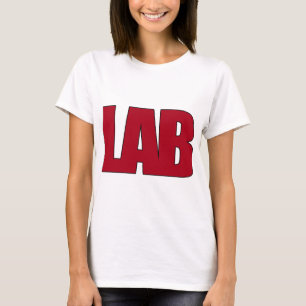 LAB BIG RED LETTERS LABORATORY T-Shirt