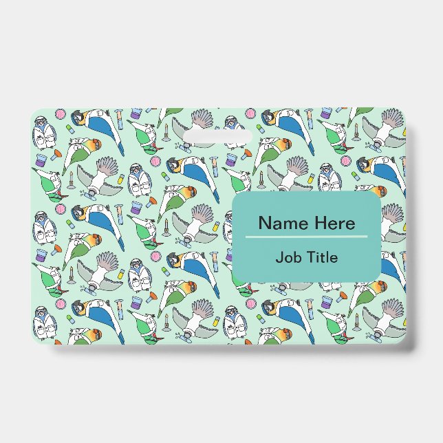 Lab Birds - Ornithology ID Badge (Front)