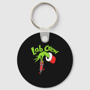 Lab Crew Merry Christmas Laboratory Tech Nurse Xma Key Ring