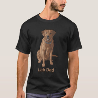 Lab Dad Fox Red Labrador Retriever Dog Lovers Gift T-Shirt