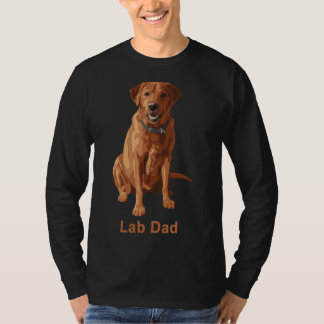 Lab Dad Fox Red Labrador Retriever Dog T-Shirt