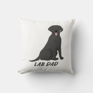 Lab Dad � Proud Labrador Retriever Dog Owner Cushion