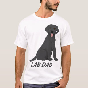 Lab Dad � Proud Labrador Retriever Dog Owner T-Shirt