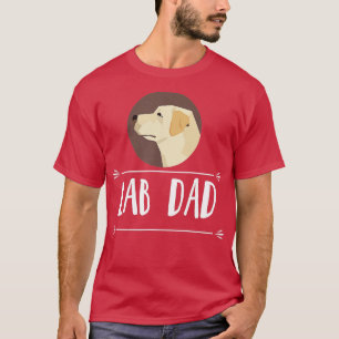 Lab Dad Yellow Labrador Retriever Dog Gift  T-Shirt