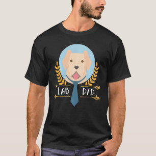Lab Dad Yellow Labrador Retriever Dog T-Shirt