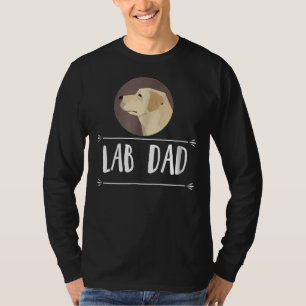Lab Dad Yellow Labrador Retriever Dog T-Shirt