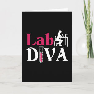 Lab Diva Lab Tech Chemist Laboratory Technician Card