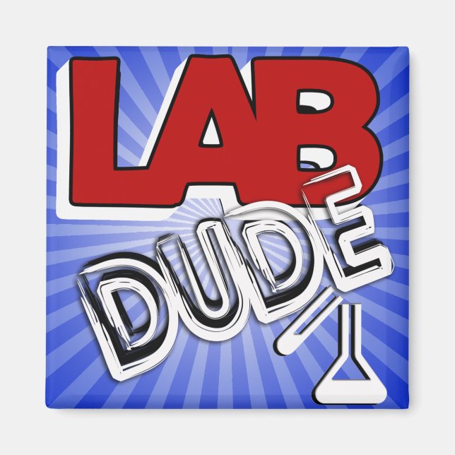 LAB DUDE - LABORATORY MAGNET (Front)