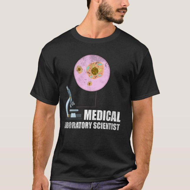 Lab Geek Lab Technician Medical Laboratory Scienti T-Shirt (Front)