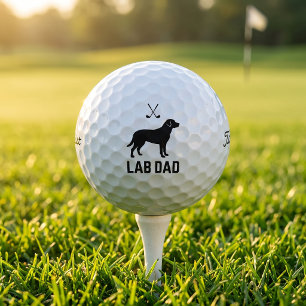 Lab Golf Dad Titleist Pro V1 Golf Balls Gift