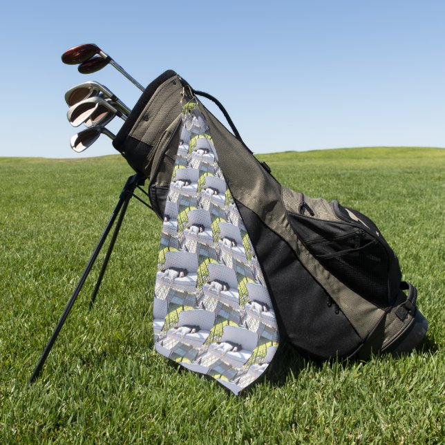 lab group sleeping golf towel (Green)