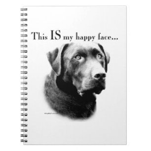Lab Happy Face Spiral Notebook