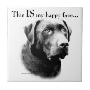 Lab Happy Face Tile