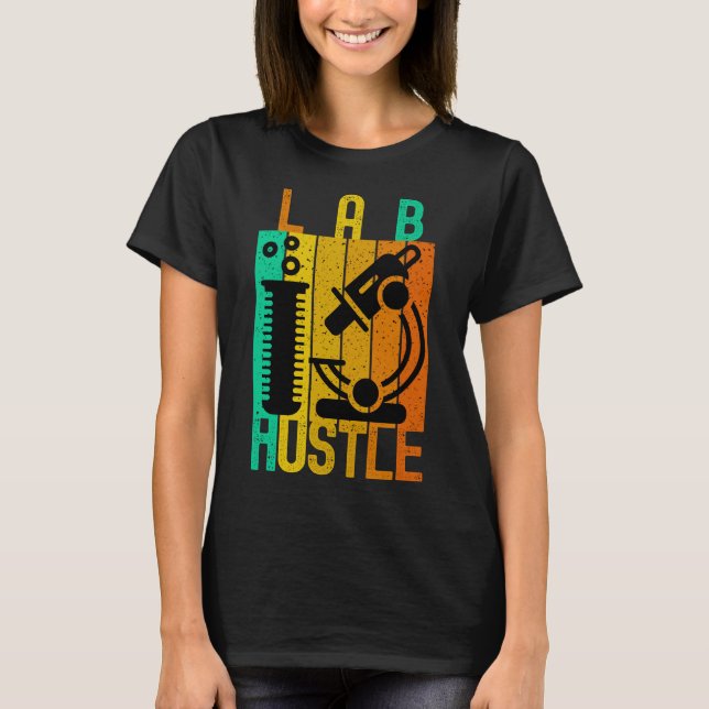 LAB HUSTLE - #LABLIFE  T-Shirt (Front)