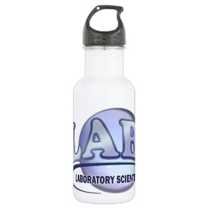 LAB - LABORATORY SCIENTIST! Fun Blue LOGO 532 Ml Water Bottle