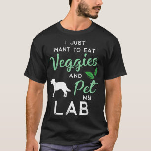 Lab Labrador Funny Vegan Dog Lover Owner Xmas Birt T-Shirt