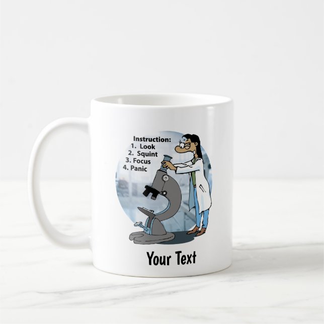 Lab Life Zooming In Coffee Mug (Left)