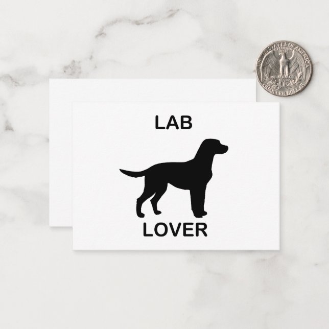 lab lover card (Front/Back In Situ)