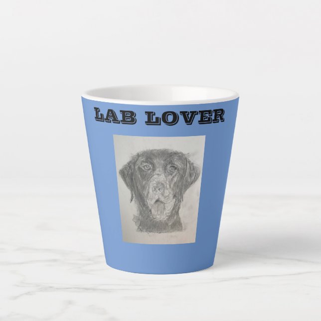 Lab Lover Latte Mug (Front)