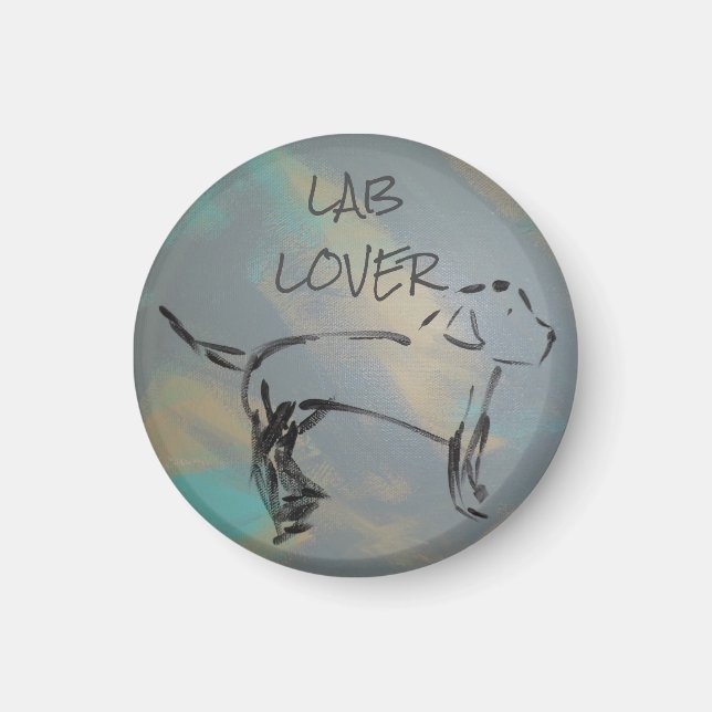 Lab Lover Magnet (Front)
