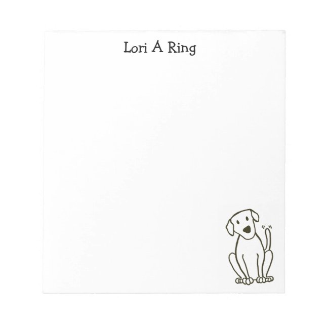 Lab Lover Personalised Notepad (Front)