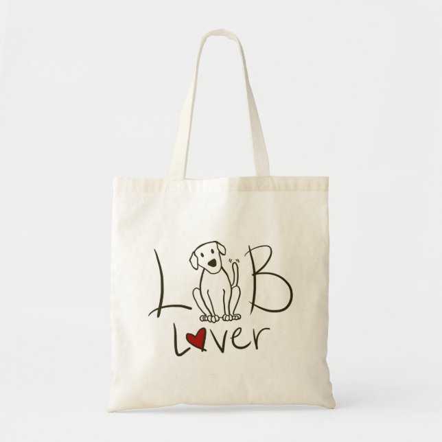 Lab Lover Tote Bag (Front)