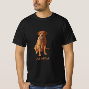 Lab Mom Fox Red Labrador Retriever Dog Lover   T-Shirt