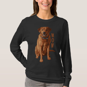 Lab Mum Fox Red Labrador Retriever Dog T-Shirt