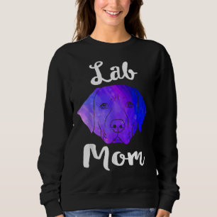 Lab Mum Labrador Retriever Dog Rescue Lab Mama Mot Sweatshirt