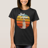 Lab Mum Yellow Labrador Retriever Retro Trendy Cut