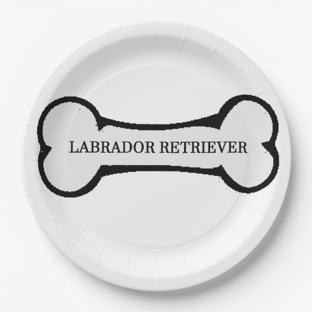 lab name on bone paper plate (Front)