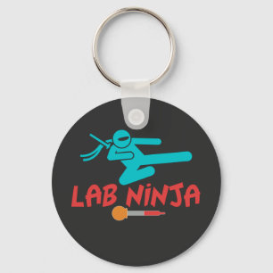 LAB NINJA - MEDICAL LAB SCIENTIST KEYCHAIN