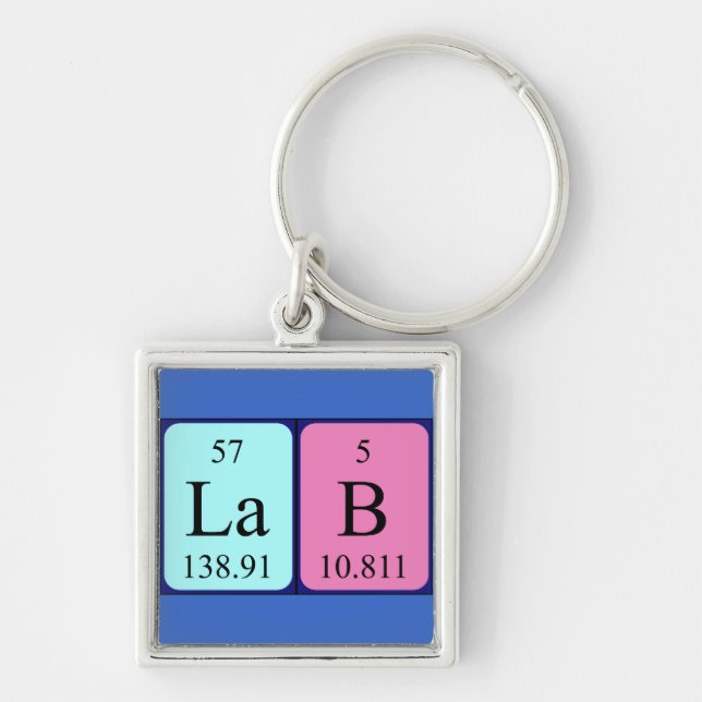 Lab periodic table keyring (Front)