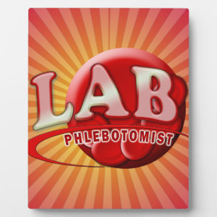LAB PHLEBOTOMIST RBC LOGO PLAQUE